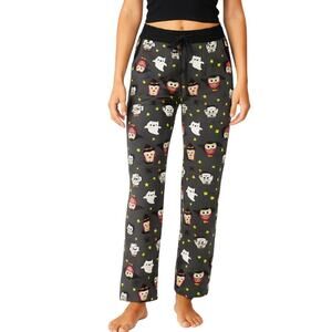 Pillow Talk “Trick or Treat” Owl Halloween Pajama Pants Size Medium (New)